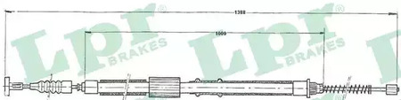 Трос стояночного тормоза lpr LPR C1240B