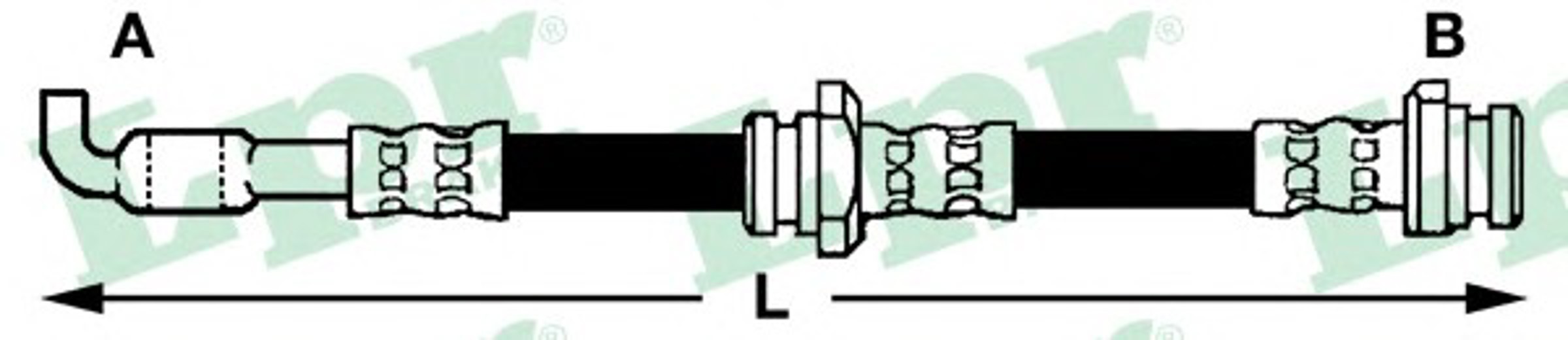 Шланг тормозной LPR 6T46285