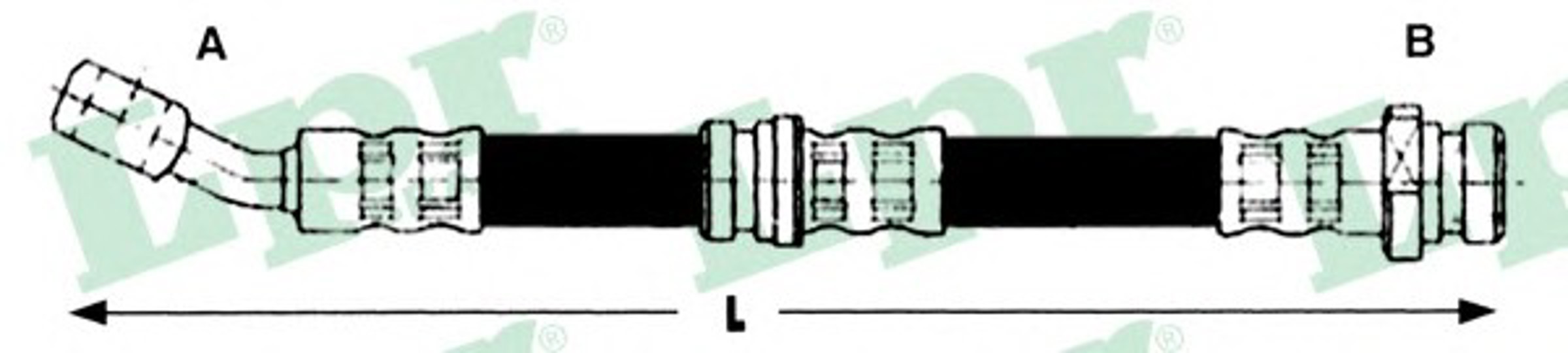 Шланг тормозной LPR 6T47288