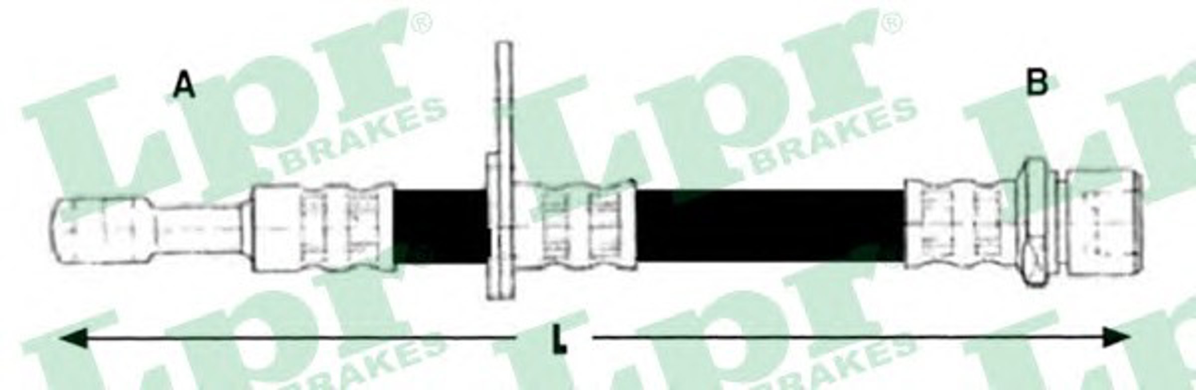 Шланг тормозной LPR 6T48081