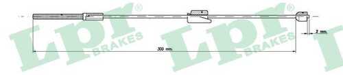 Трос ручника LPR C0248B