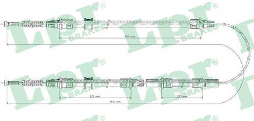 Трос ручника LPR C0298B