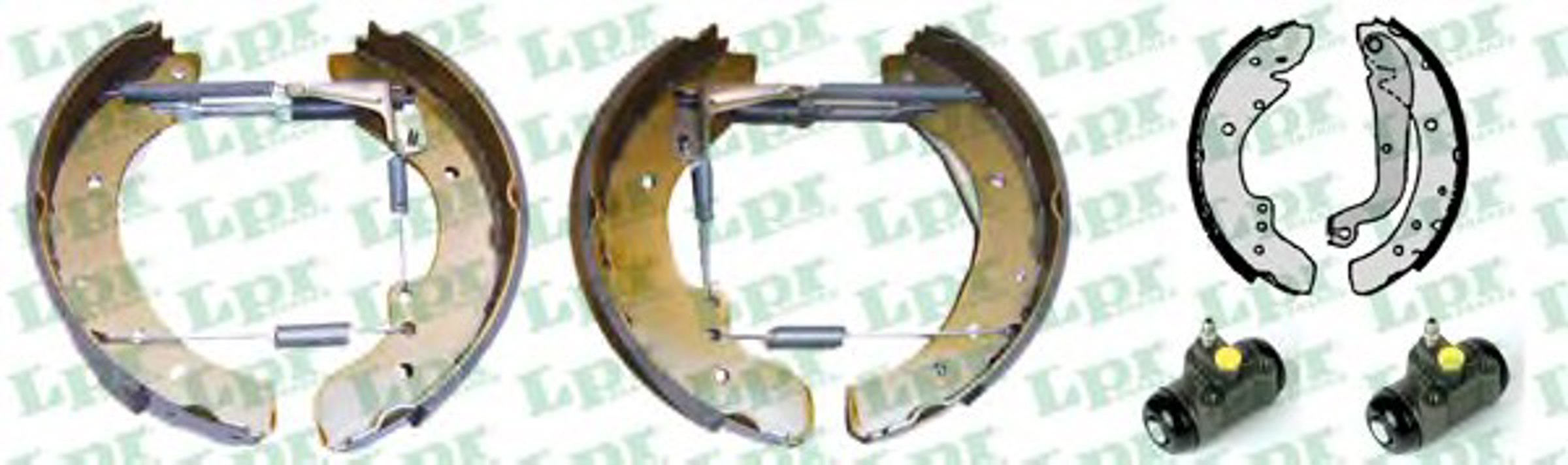 Комплект тормозных колодок LPR OEK354