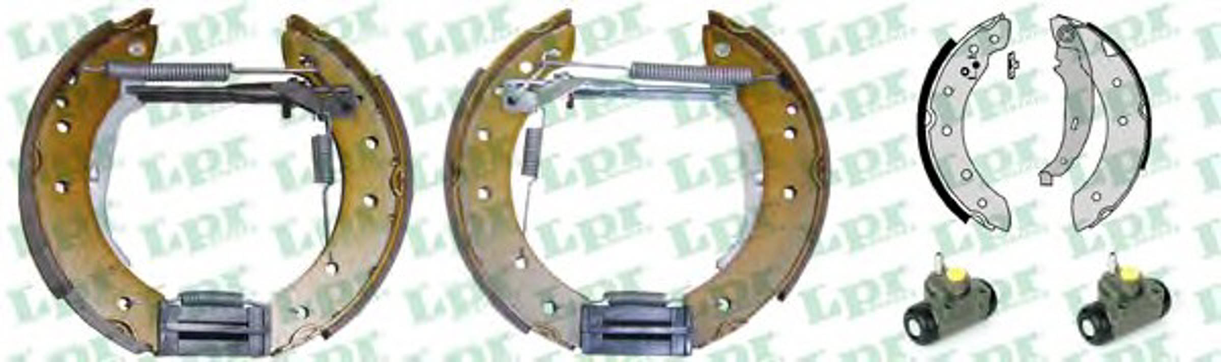 Комплект тормозных колодок LPR OEK355