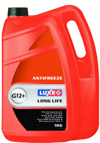 673 LUXE Антифриз 5кг - готовый красный, LONG LIFE G12+