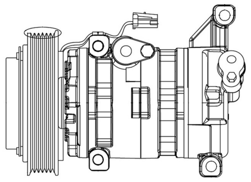 Компрессор кондиционера LUZAR LCAC 2540