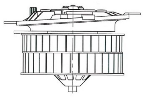 Lfh 15210 вентилятор отопителя cw LUZAR LFH 15210