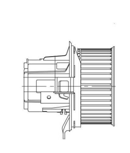 Вентилятор салона LUZAR LFh1550