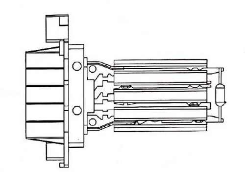 Lfr 1680 резистор вентилятора печки LUZAR LFR 1680