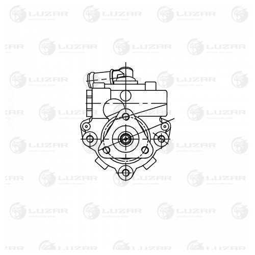 Lps 0101 насос гидроусилителя руля LUZAR LPS 0101