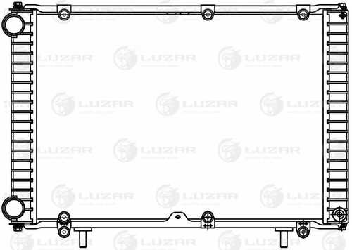 Радиатор системы охлаждения LUZAR LRc0327