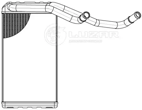Радиатор печки LUZAR LRh3001