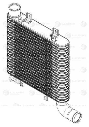 LRIC 0902 LUZAR LRIC 0902_радиатор интеркулера!\ Renault Duster 1.5dCi 10>