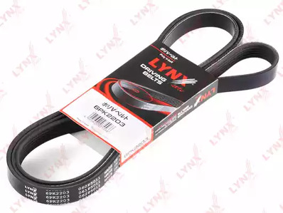 Ремень приводной поликлиновой LYNXAUTO 6PK2203