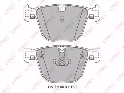 BD-1425 LYNXauto Тормозные колодки