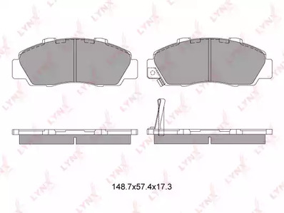 Тормозные колодки LYNXAUTO BD-3405