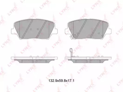 BD-3630 LYNXauto Тормозные колодки