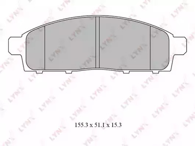 Тормозные колодки LYNXAUTO BD-5529