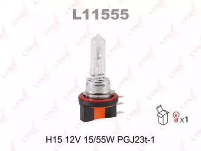 L11555 LYNXAUTO лампа галогеновая h15