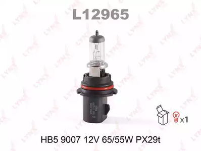 Лампа галогеновая hb5 LYNXAUTO L12965