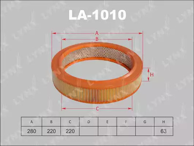 LA-1010 LYNXauto ФИЛЬТР ВОЗДУШНЫЙ