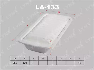 Воздушный фильтр LYNXAUTO LA-133