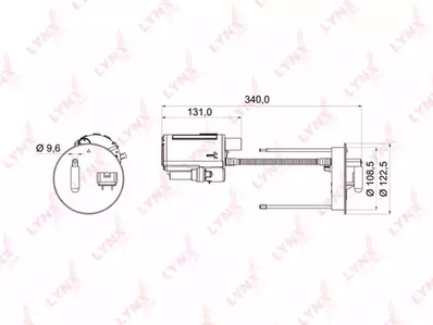LF-976M LYNXauto ФИЛЬТР ТОПЛИВНЫЙ