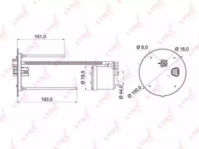 Фильтр топливный погружной