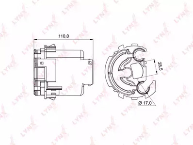 LF-994M LYNXauto ФИЛЬТР ТОПЛИВНЫЙ