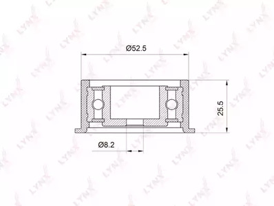 ролик обводной LYNXAUTO PB-3023