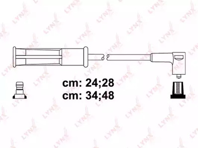 SPC6343 LYNXAUTO Высоковольтные провода (к-т)