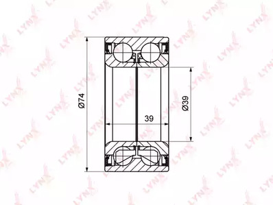 подшипник ступицы LYNXAUTO WB-1149