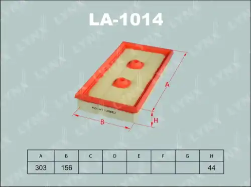 LA-1014 LYNXAUTO Воздушный фильтр