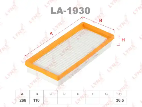 LA-1930 LYNXAUTO Воздушный фильтр