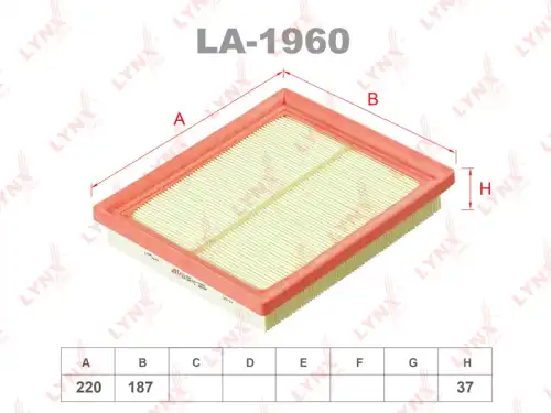 Воздушный фильтр LYNXAUTO LA-1960