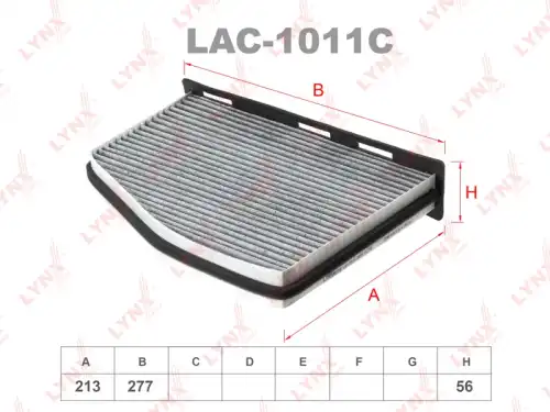 LAC-1011C LYNXauto Салонный фильтр