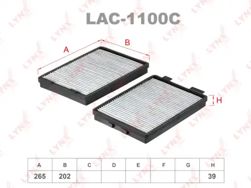 Салонный фильтр LYNXAUTO LAC-1100C