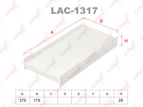 Салонный фильтр LYNXAUTO LAC-1317