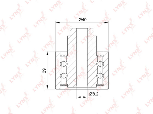 Ролик-натяжитель ремня ГРМ LYNXauto PB-3148