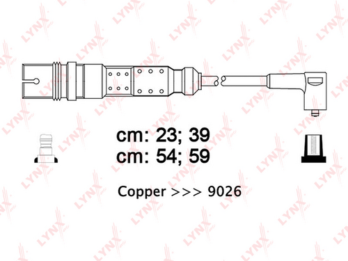 SPE8013 LYNXAUTO Высоковольтные провода (к-т)