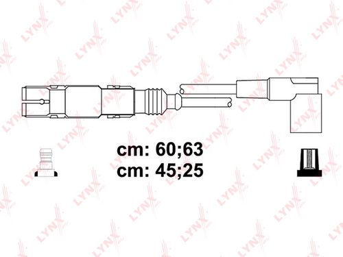 SPE8036 LYNXAUTO Высоковольтные провода (к-т)