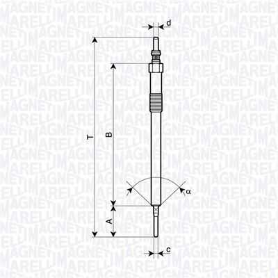 Свечи накаливания MERCEDES CLS 350 MAGNETI MARELLI 062900137304