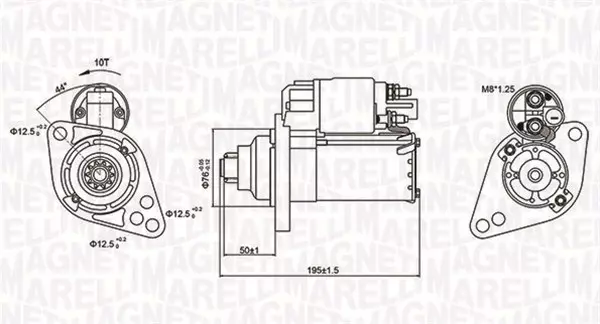 063721294010 MAGNETI MARELLI Стартер