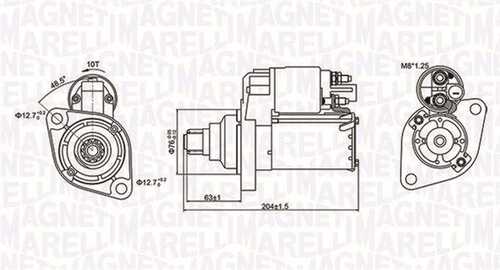 063721347010 MAGNETI MARELLI Стартер