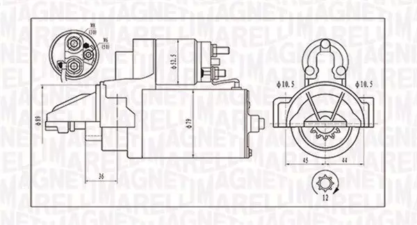 063721421010 MAGNETI MARELLI Стартер