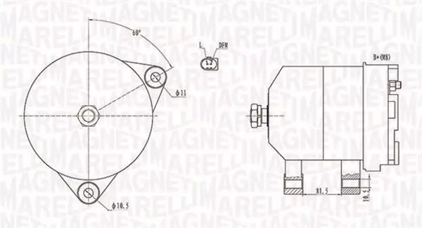 063731915010 MAGNETI MARELLI Генератор