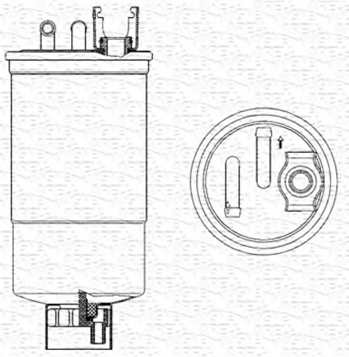 153071760249 MAGNETI MARELLI Топливный фильтр