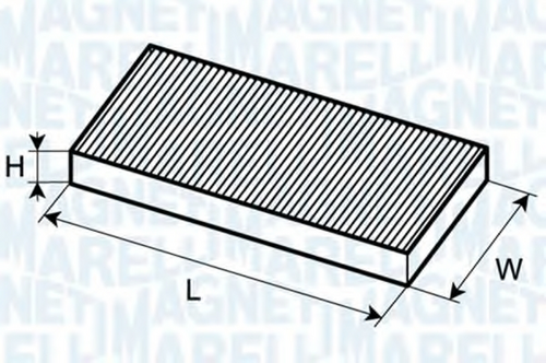 Салонный фильтр MAGNETI MARELLI 350203062270