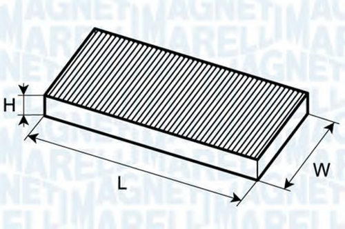 Салонный фильтр MAGNETI MARELLI 350203062580