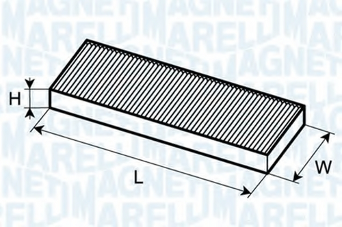 350203062630 MAGNETI MARELLI Салонный фильтр